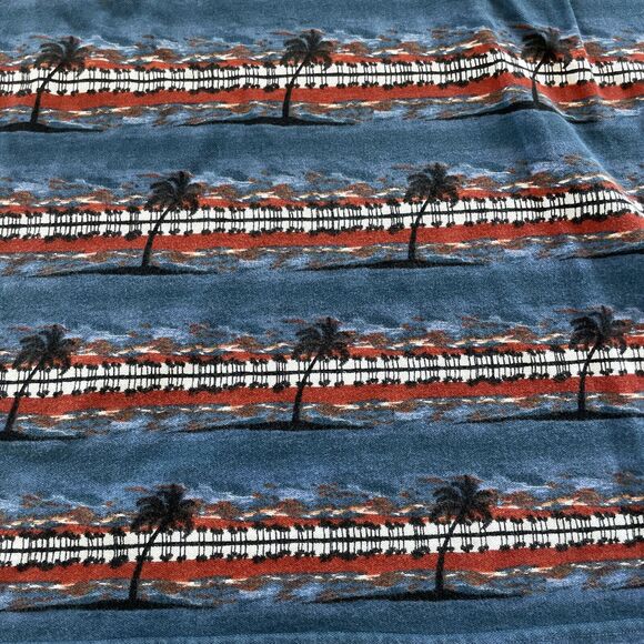 Vintage Tabasco Hot Sauce Polo Shirt Men's XL All Over Print Ocean Beachy Retro‎ - Picture 3 of 10